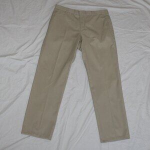 Express "Producer" Style 34x32 Khaki Chino Stretch Cotton Dress Pants